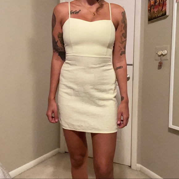 Yellow Mini Dress - Picture 1 of 3